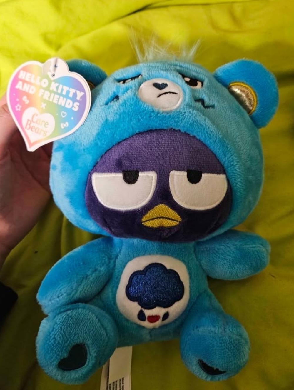 Badtz Maru Grumpy Bear plush
